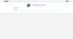 Desktop Screenshot of drluizaraujo.com.br